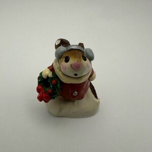 Wee Forest Folk Wreathmaker M-231 Wreath Maker 1998 WP WFF Red Coat TLC